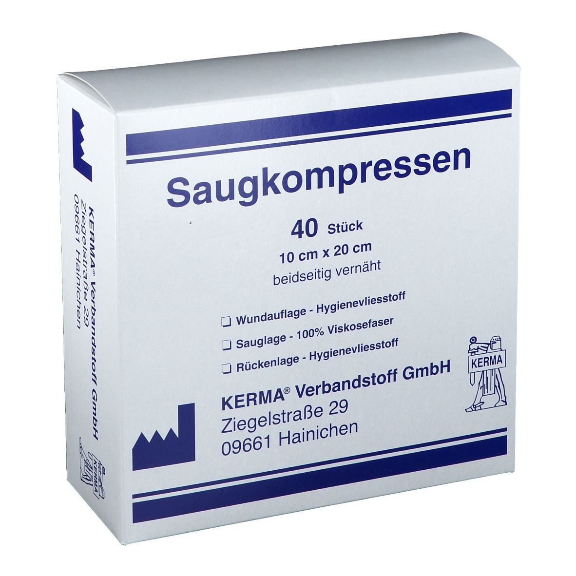 Saugkompressen 10 x 20 cm unsteril
