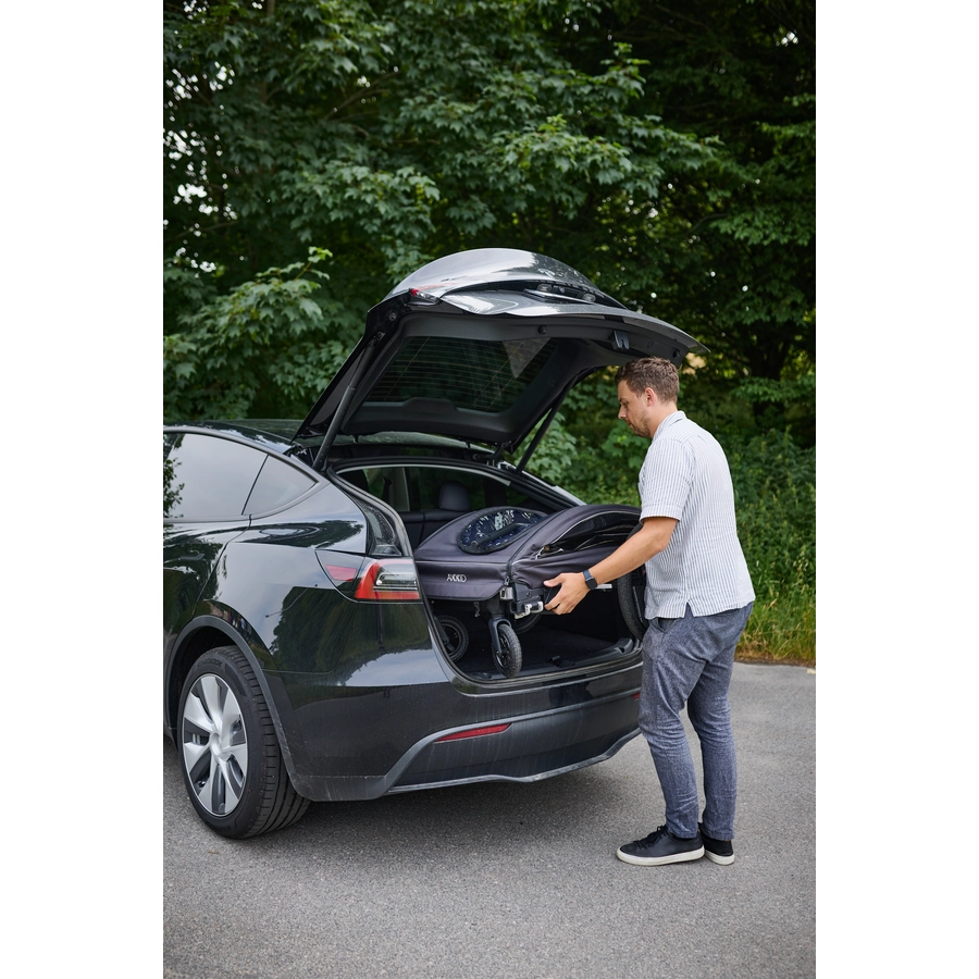 AXKID Kinderfahrradanhänger Grand Tour black