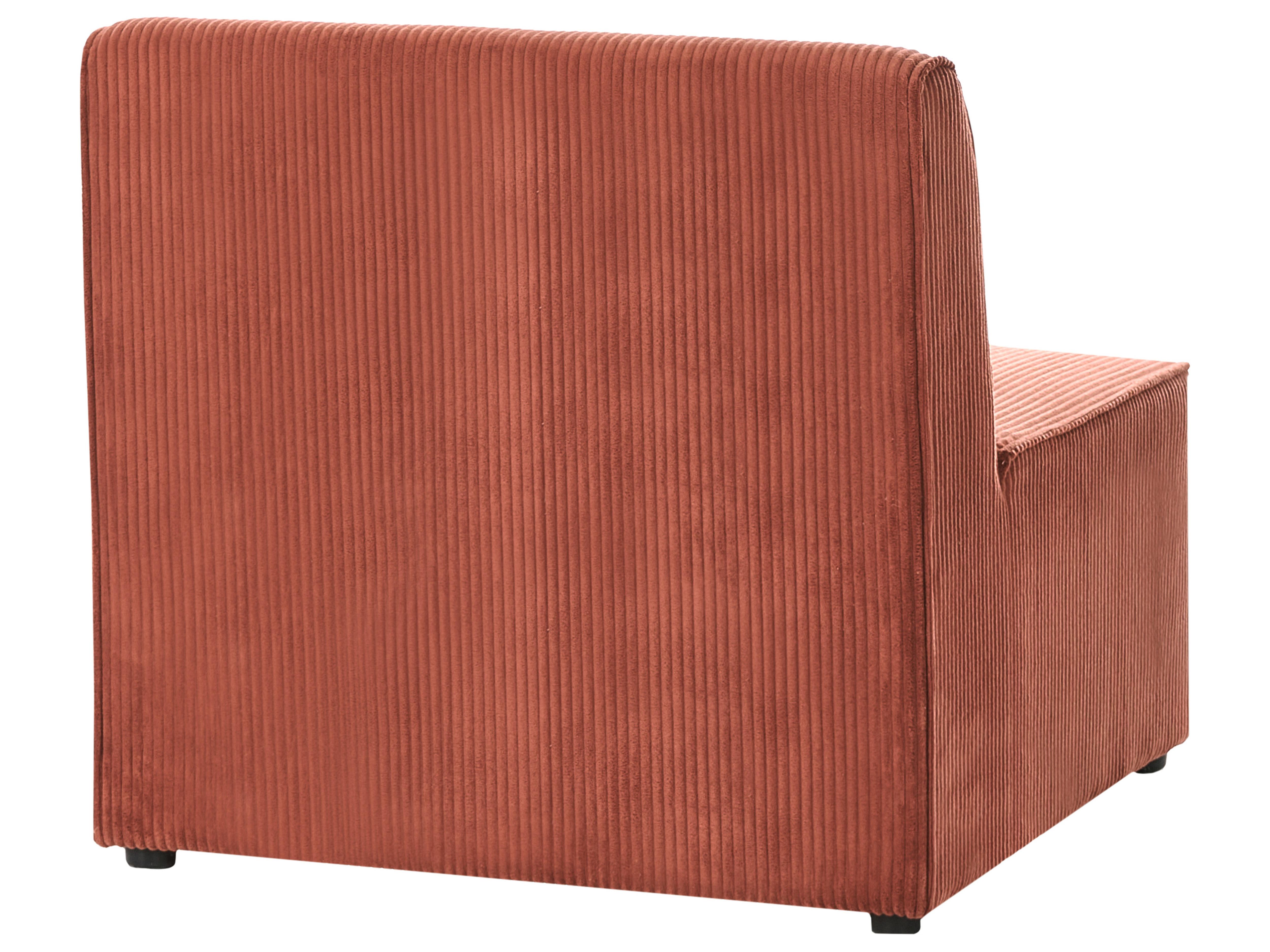 Modulaire hoekbank 4-zits LEMVIG Corduroy Goudbruin linkszijdig