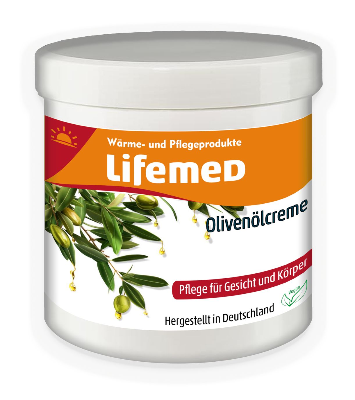 Lifemed Olivenölcreme für Gesicht und Körper