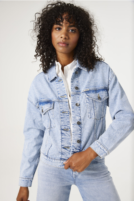 Garcia blauwe dames jas