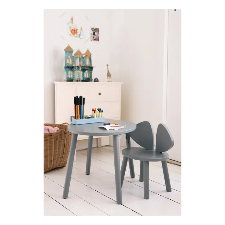 Nofred Chaise en chêne Souris | Gris