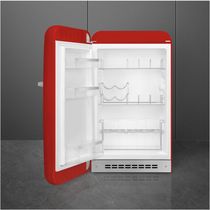 SMEG Stand-Kühlschrank 50's Retro Style FAB10HLRD5 Rot