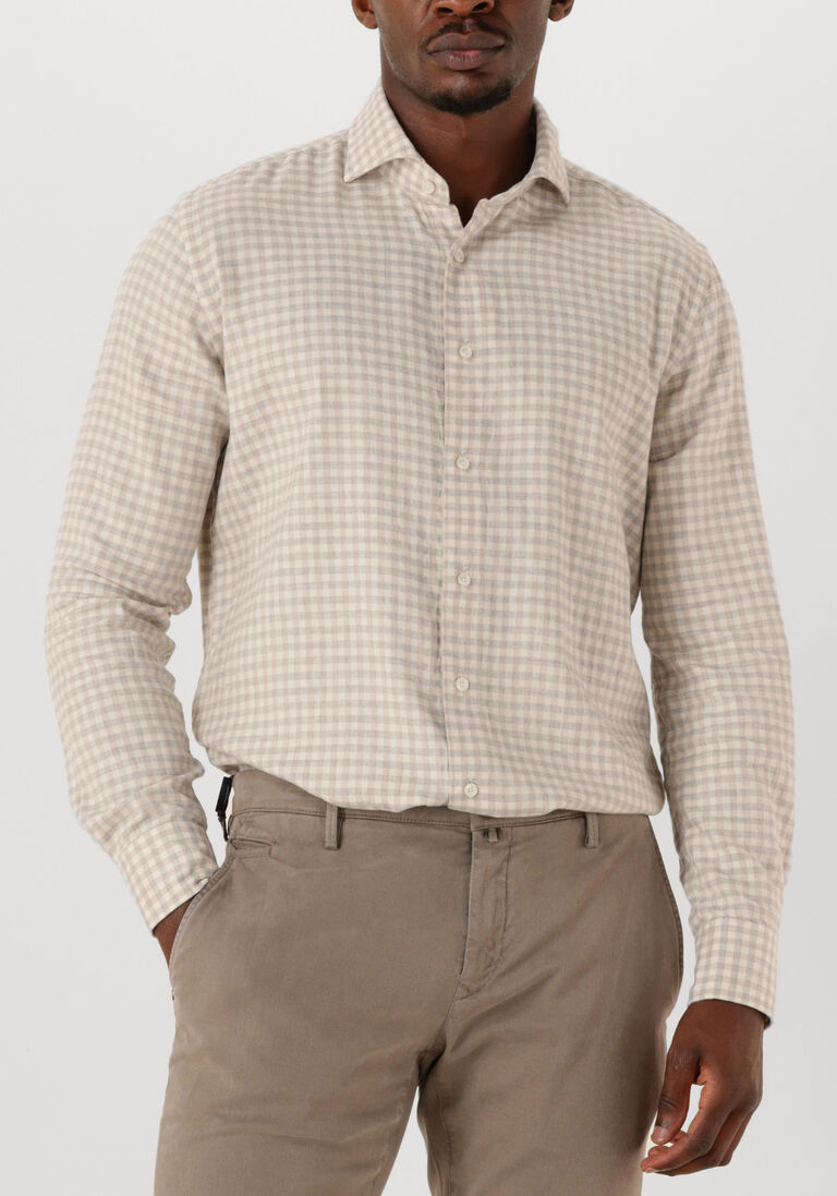 beige xacus casual overhemd 91338 721ml