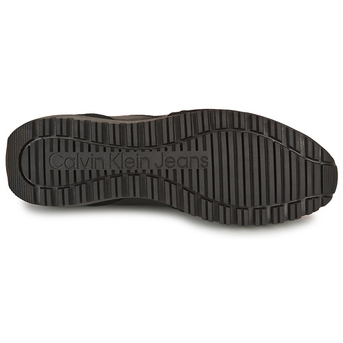 Calvin Klein Jeans - TOOTHY RUN LACEUP LOW LTH MIX - Noir