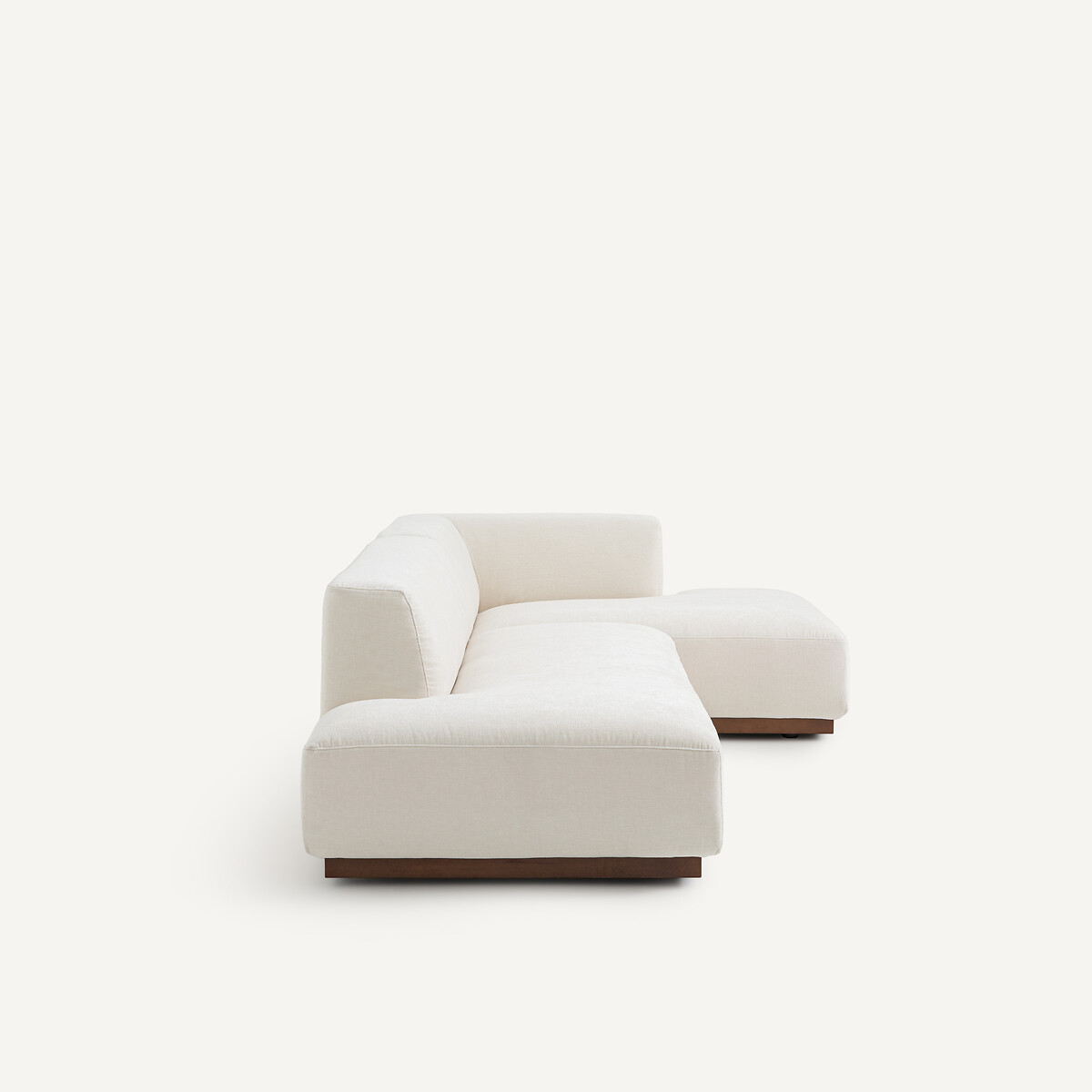 AM.PM<br>Sofá de canto esquerdo XL em veludo chenille, Jacopo