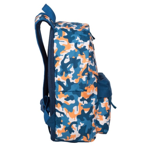 Mochila escolar americana Fortnite camuflada azul