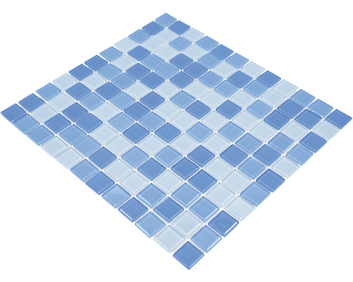 Glasmozaïek CM 4222 lichtblauw 30,2x32,7 cm