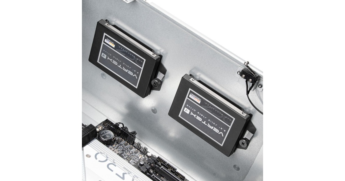 SilverStoneRM52 server behuizing  (Zwart | 2x USB-A | 1x USB-C)