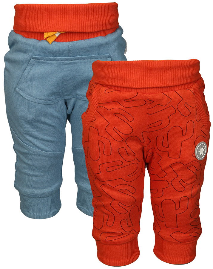 Wendehose WILDLIFE gefüttert in blau/orange