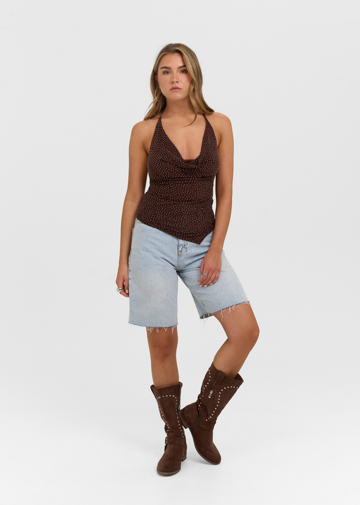 Lexi top choco bruin