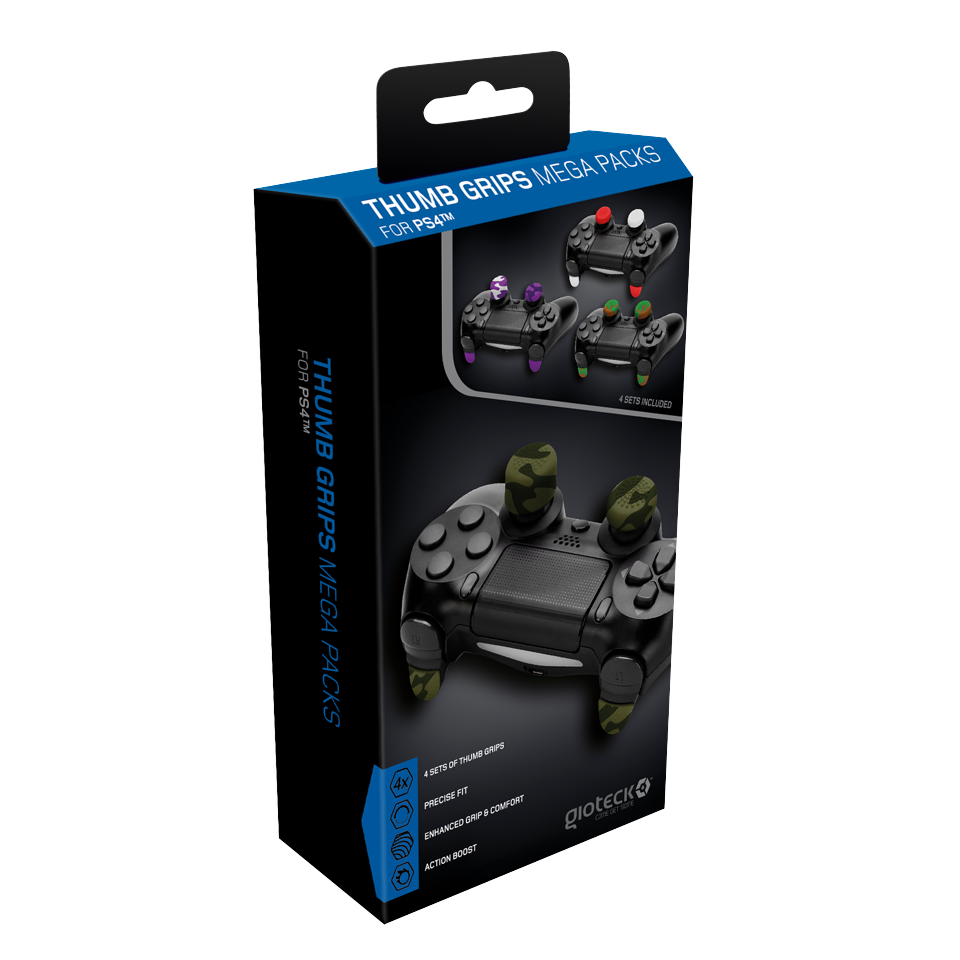 Gioteck Playstation 4 Thumb Grips Mega Pack