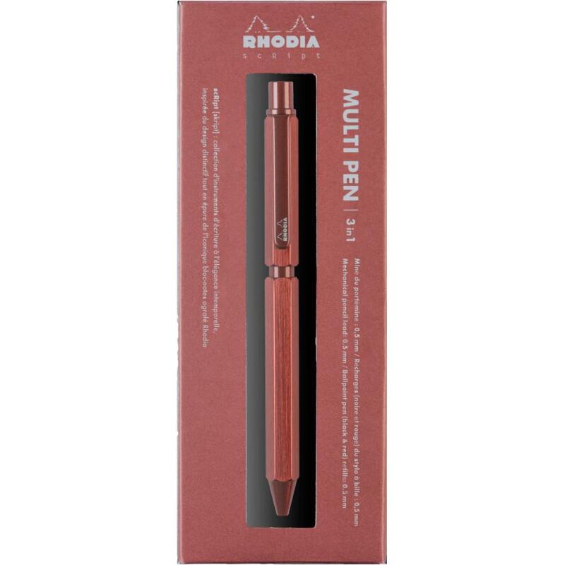Rhodia scRipt Multi Pen MARRON - Marron