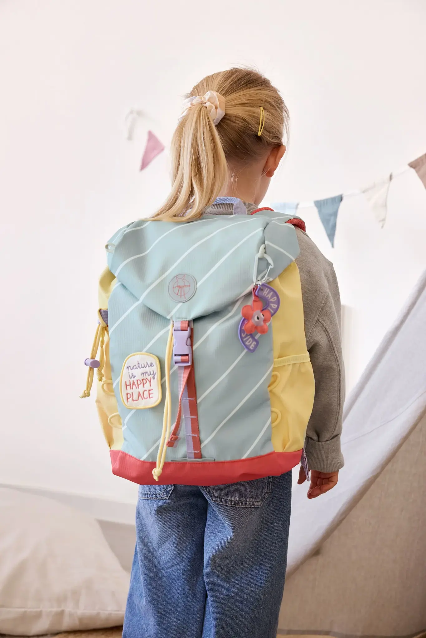 Lassig Lassig Big Outdoor backpack Happy Trails Flower