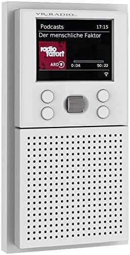 VR-Radio Unterputz-WLAN-Internetradio mit Bluetooth & Farbdisplay, DSP, App, MP3