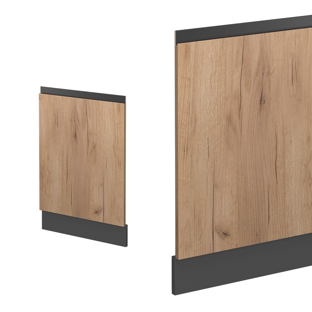 Vicco Geschirrspülerblende Küchenschrank Küchenmöbel R-Line J-Shape Anthrazit Eiche 45 cm modern