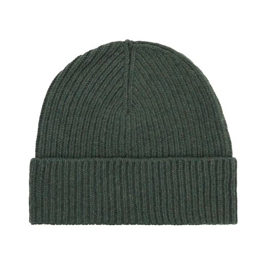 MJM Rib Beanie, Dark Green