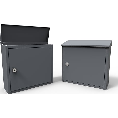 Allux postkasse model 400 - antracit