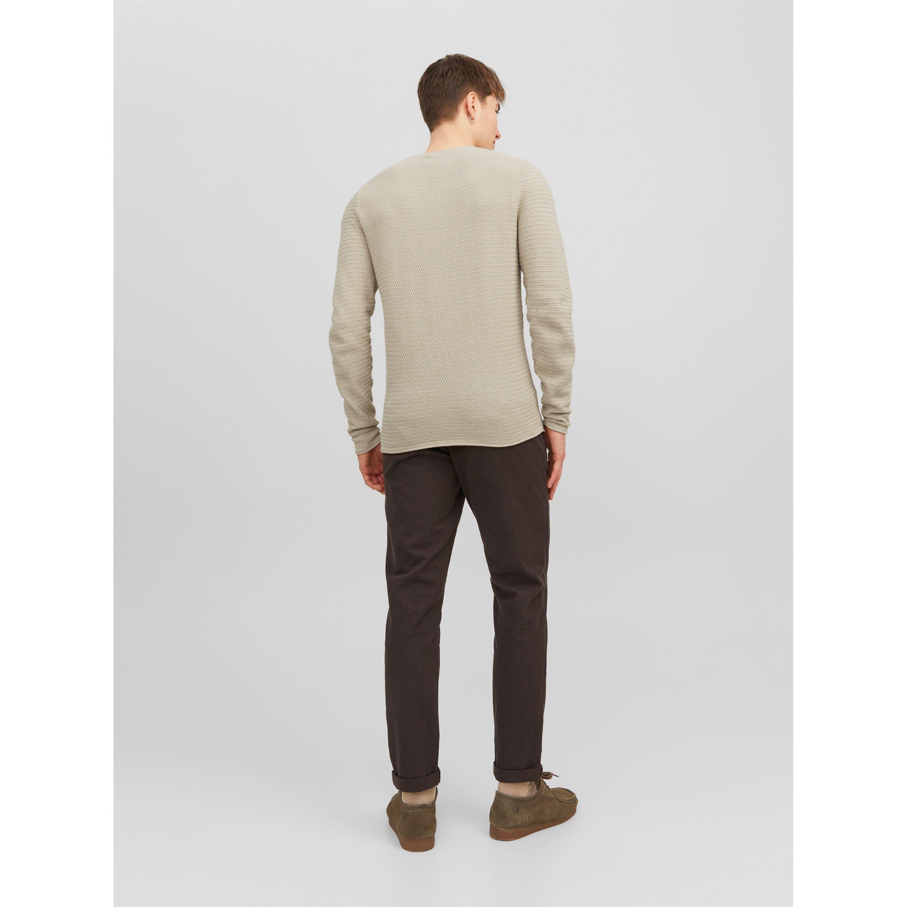 Jack and Jones Textured Crew Jumper Mens