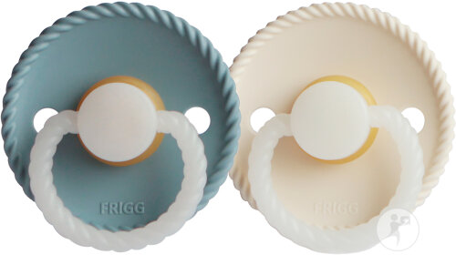 Frigg Rope Tétines Latex T1 Nuit Stone/Cream 2 Pièces