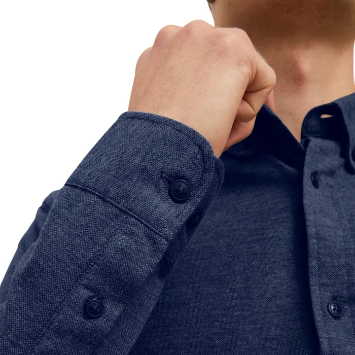 Jack & Jones Pique Melange Overhemd Heren