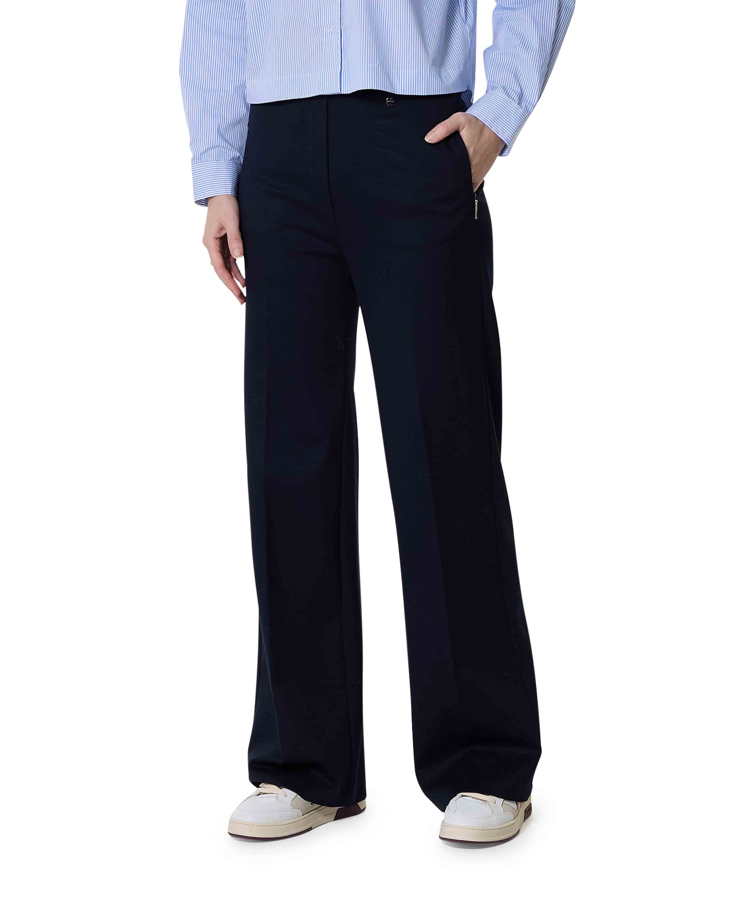 Marc Cain Essentials WINDER pantalon blauw