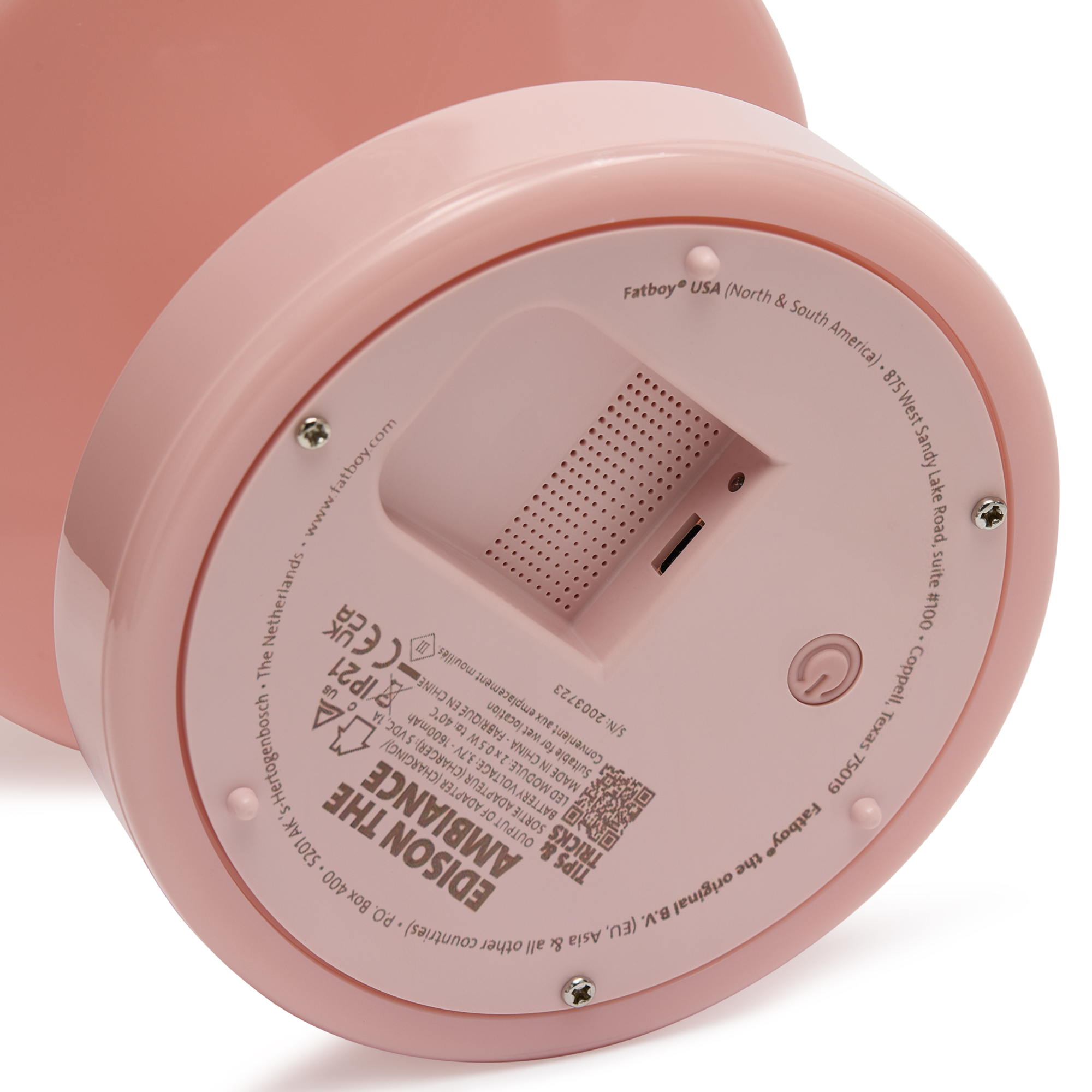 Tafellamp Edison the Ambiance soft pink