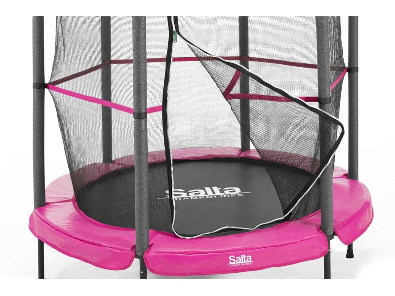 SALTA Trampolin Salta Junior 140 cm, Pink Trampolin für kleine Kinder konzipiert