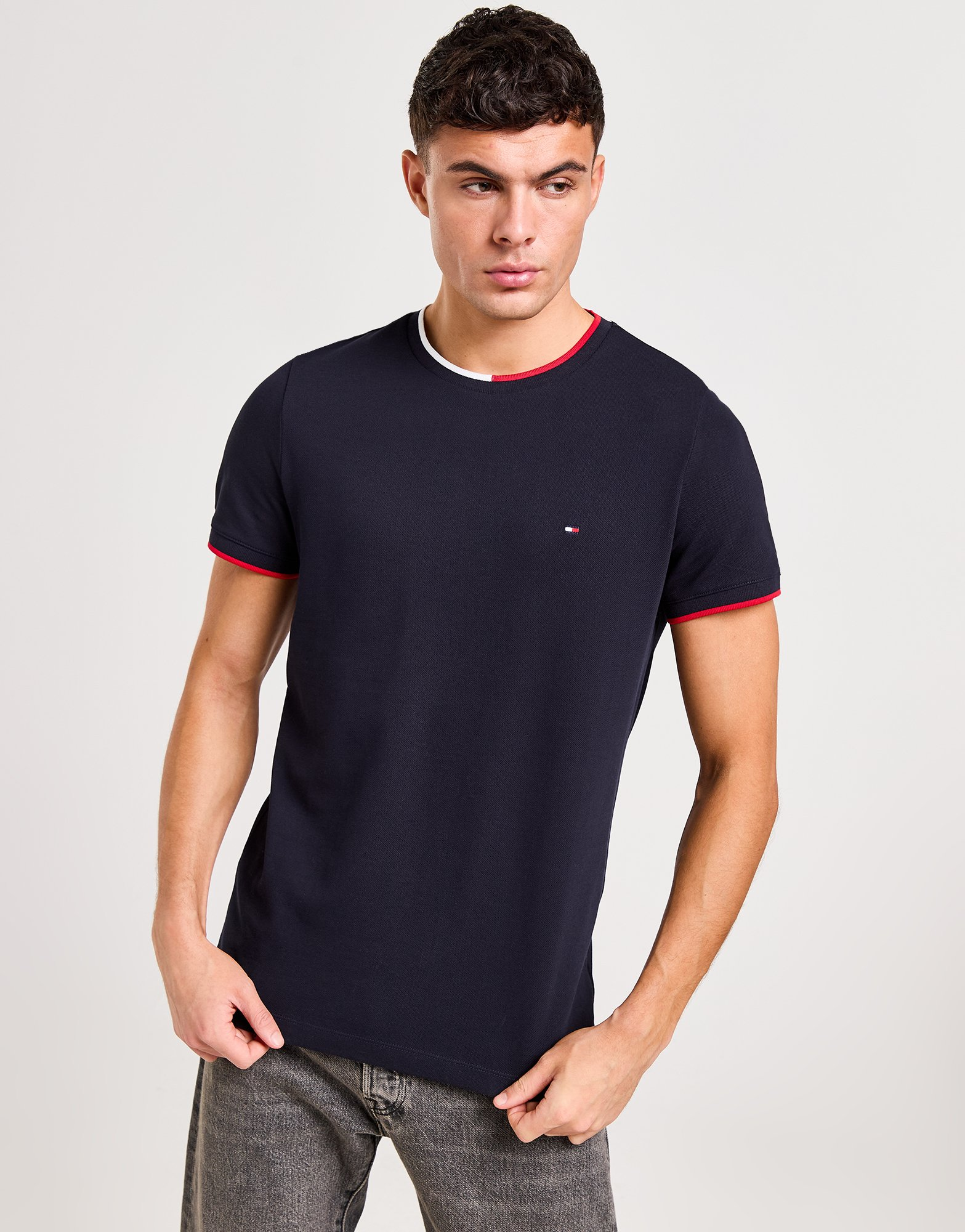 Tommy Hilfiger T-shirt RWB Tipped Pique Homme
