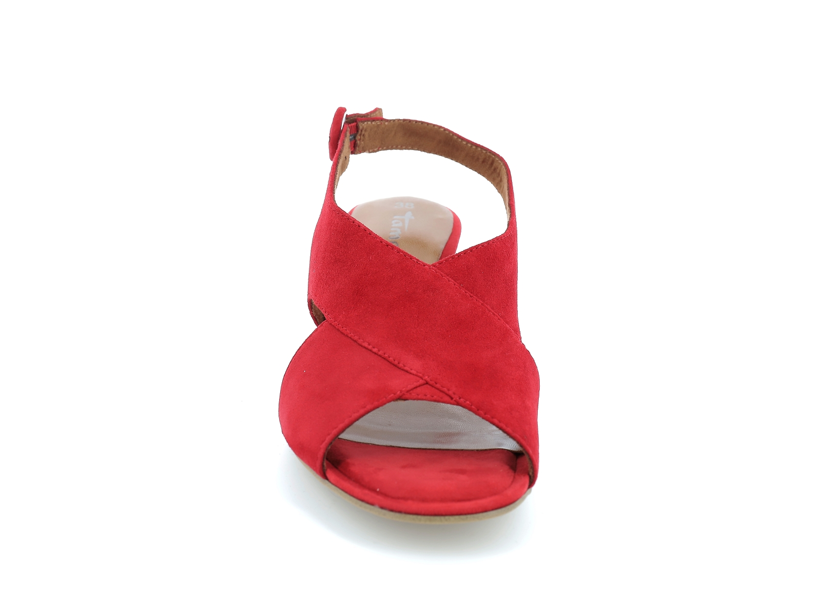 Tamaris-28357 Cuir Velours Rouge