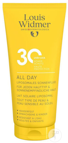 Louis Widmer Sun All Day IP30 Sans Parfum Tube 100ml