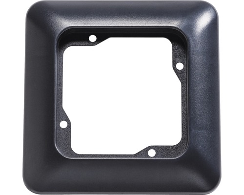 ROTH LANGE 57443 Afdekraam 1-voudig Basic zwartgrijs