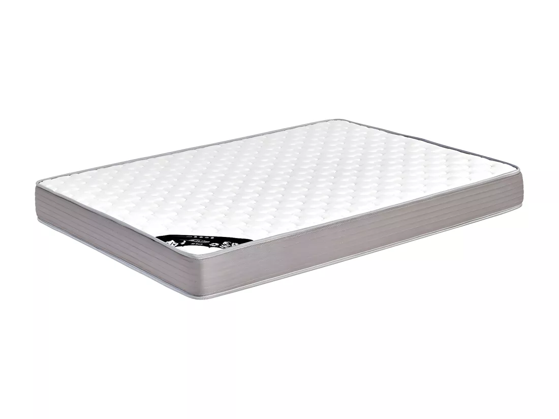 Pack lit palette avec matelas 160x200 cm bois massif bois naturel CEMBRO