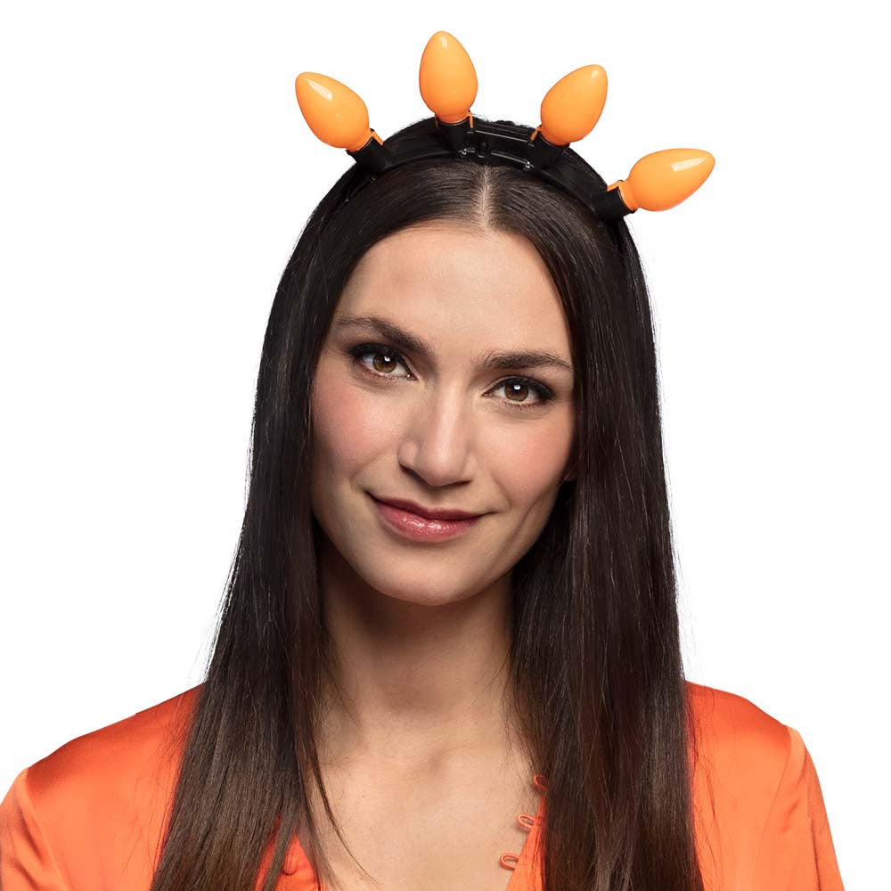 Oranje Haarband Led