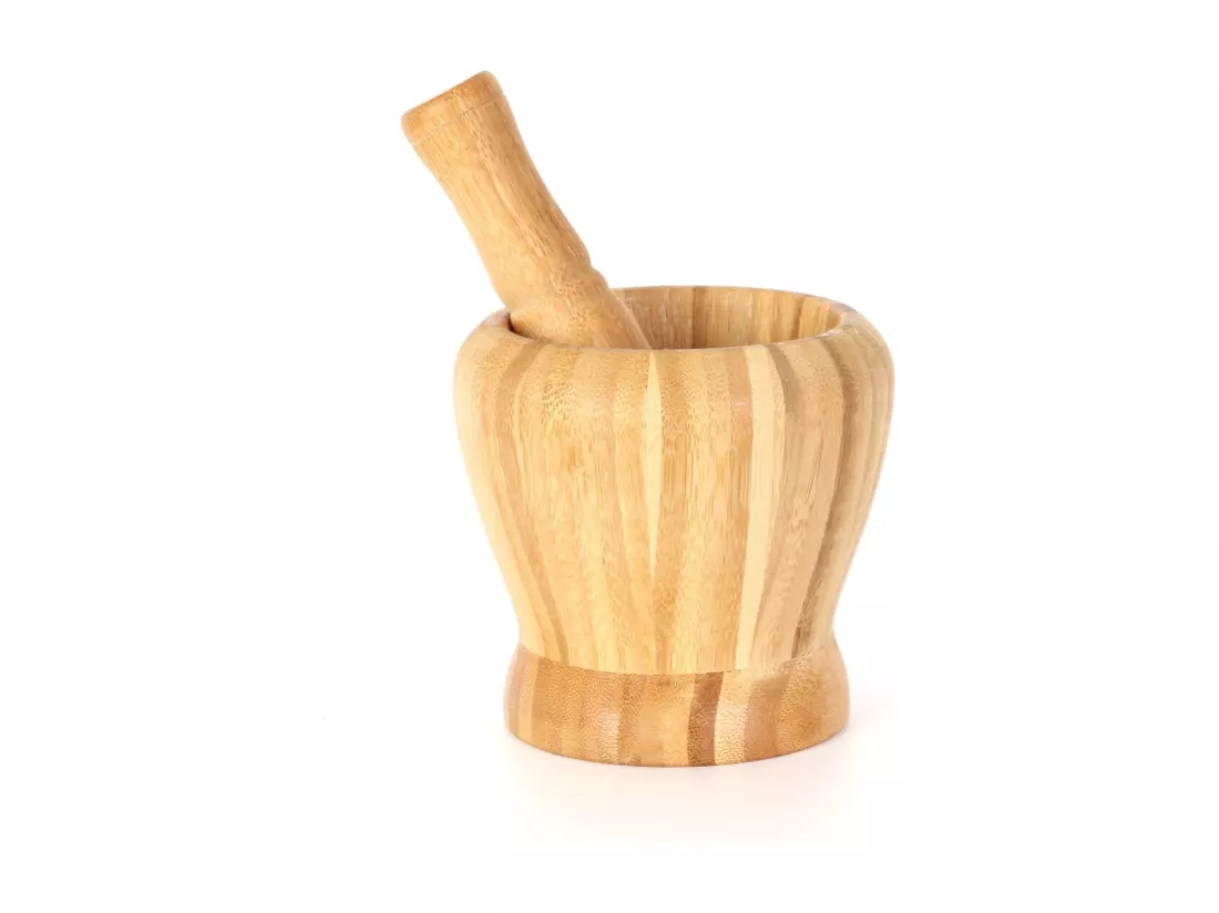 Mortier & Pilon en Bambou 