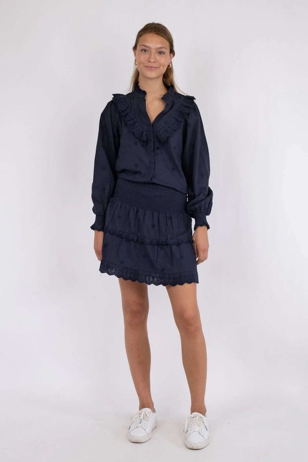 Neo Noir Lando Skirt navy