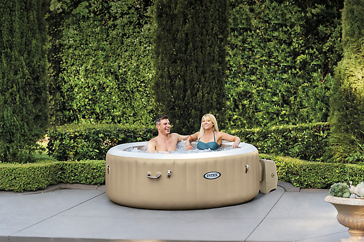 Spa gonflable Intex PureSpa à bulles Sahara 4 places