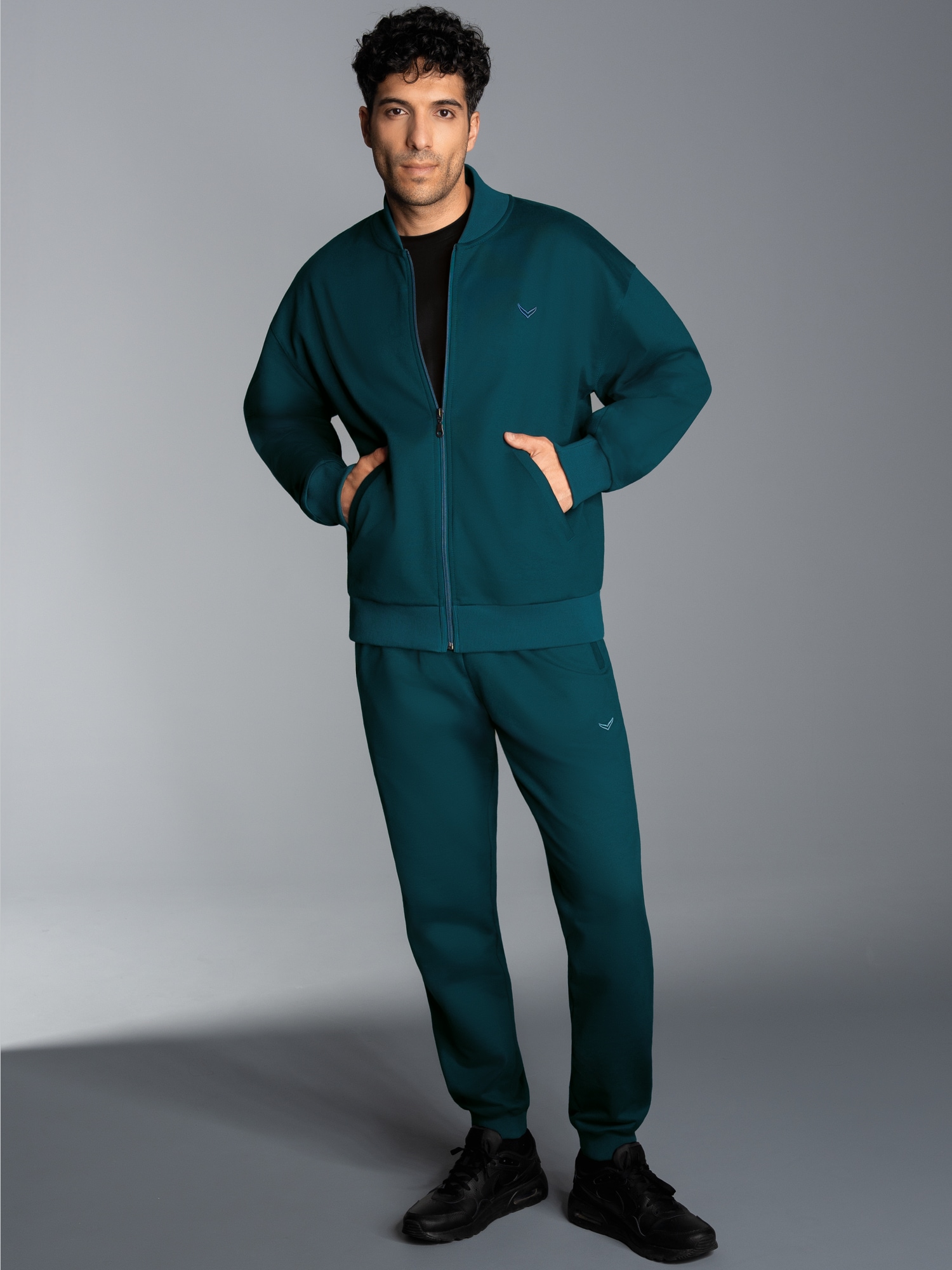 Tracksuit in weicher Sweat-Qualität Saphir