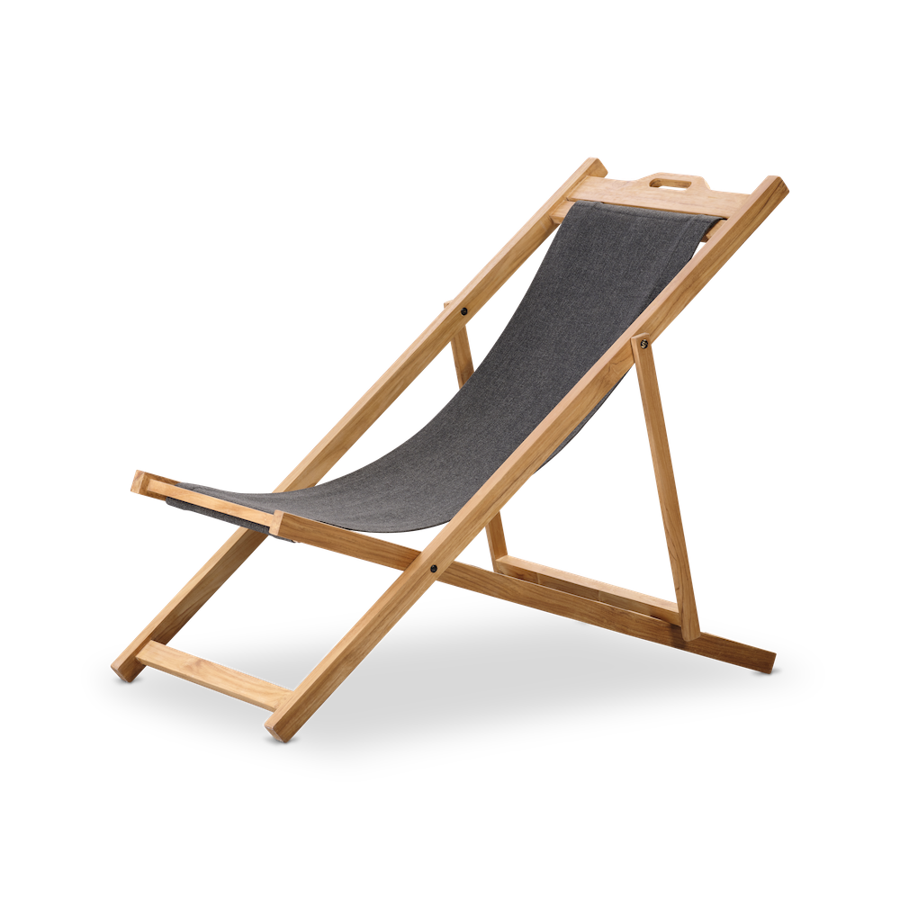 Chill Dept. Bear Valley Charcoal Luxe strandstoel