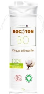 Bocoton Wattepads rund, 70 Stück