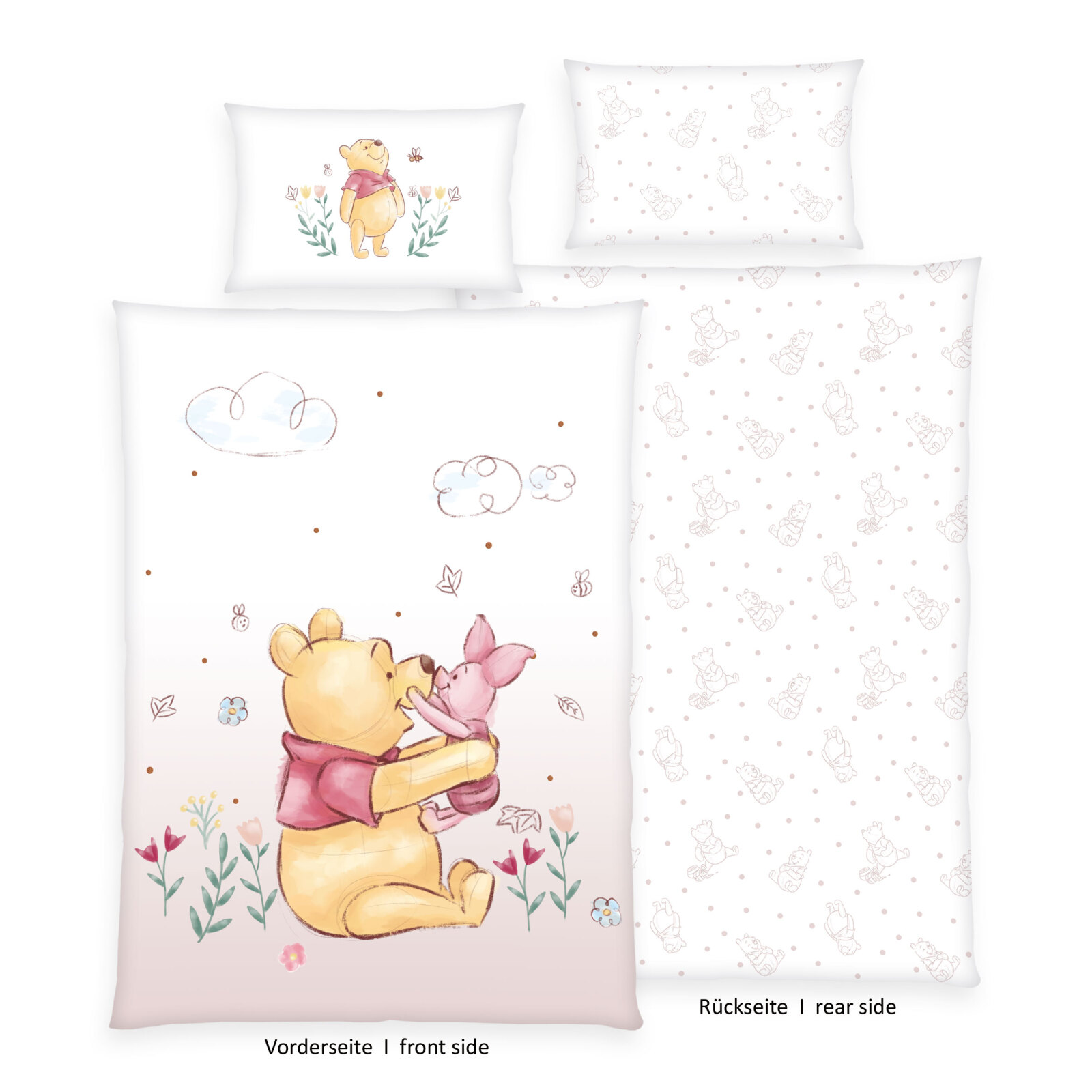 Renforcé-Bettwäsche WINNIE POOH - 100x135 cm