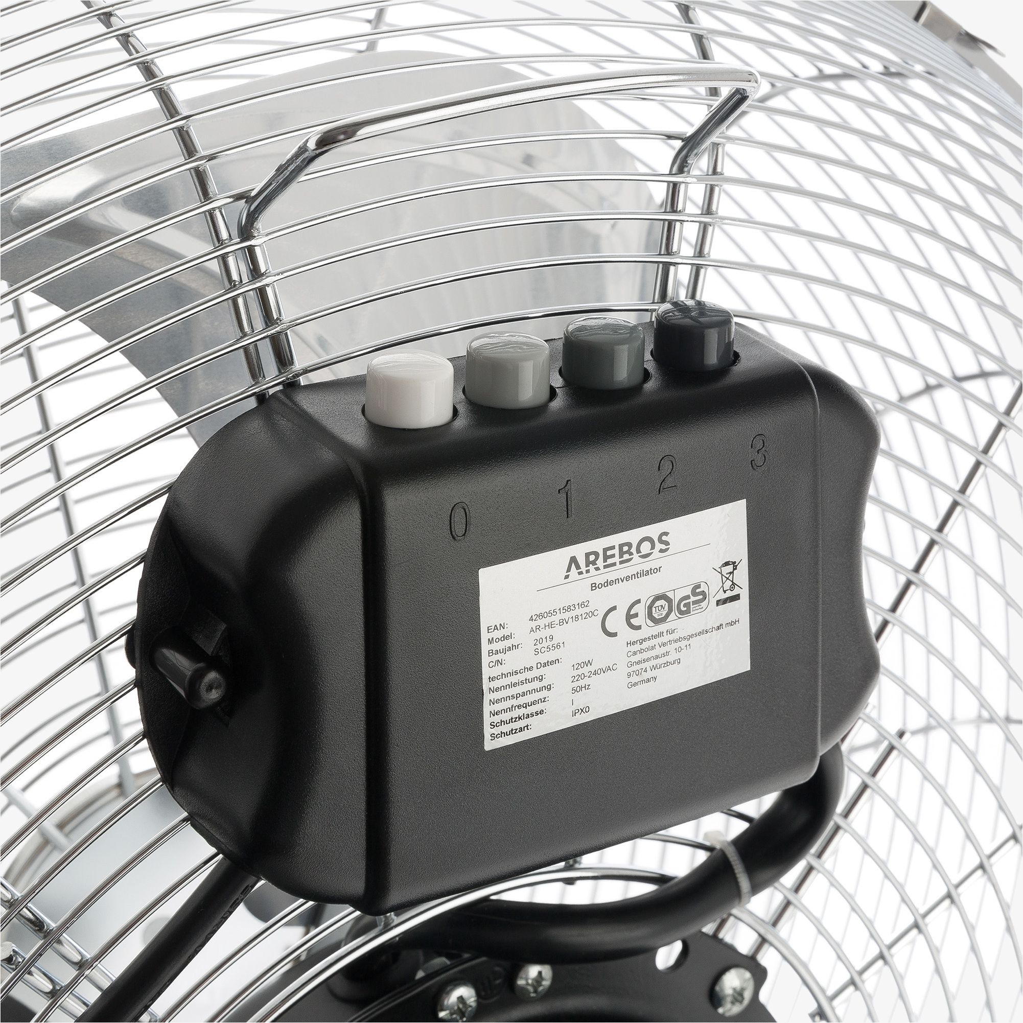 Bodenventilator 18 Zoll 120W