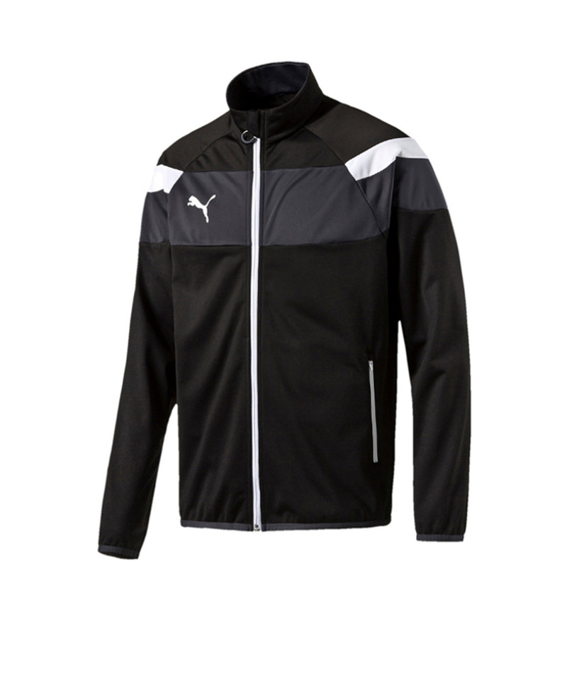 PUMA Spirit II Polyester Tricot Jacke Schwarz F03