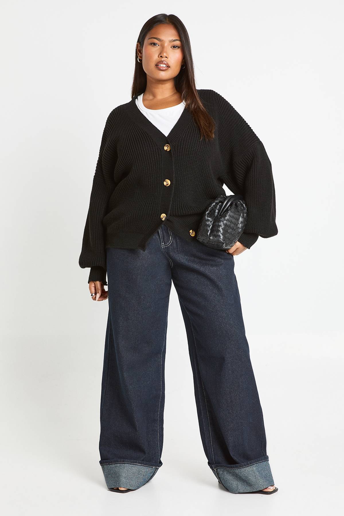 boohoo Haut Grande Taille À Manches Courtes Et Encolure Carrée