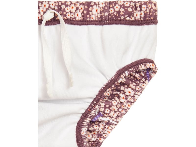 Playshoes Schwimmwindel Blümchen Violett Gr. 74/80 Windelhose für Mädchen mit UV-Schutz