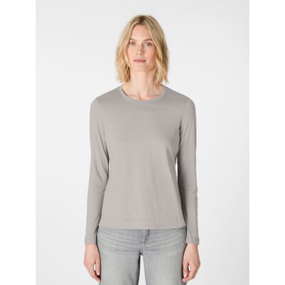 Damen-Langarmshirt, Grau