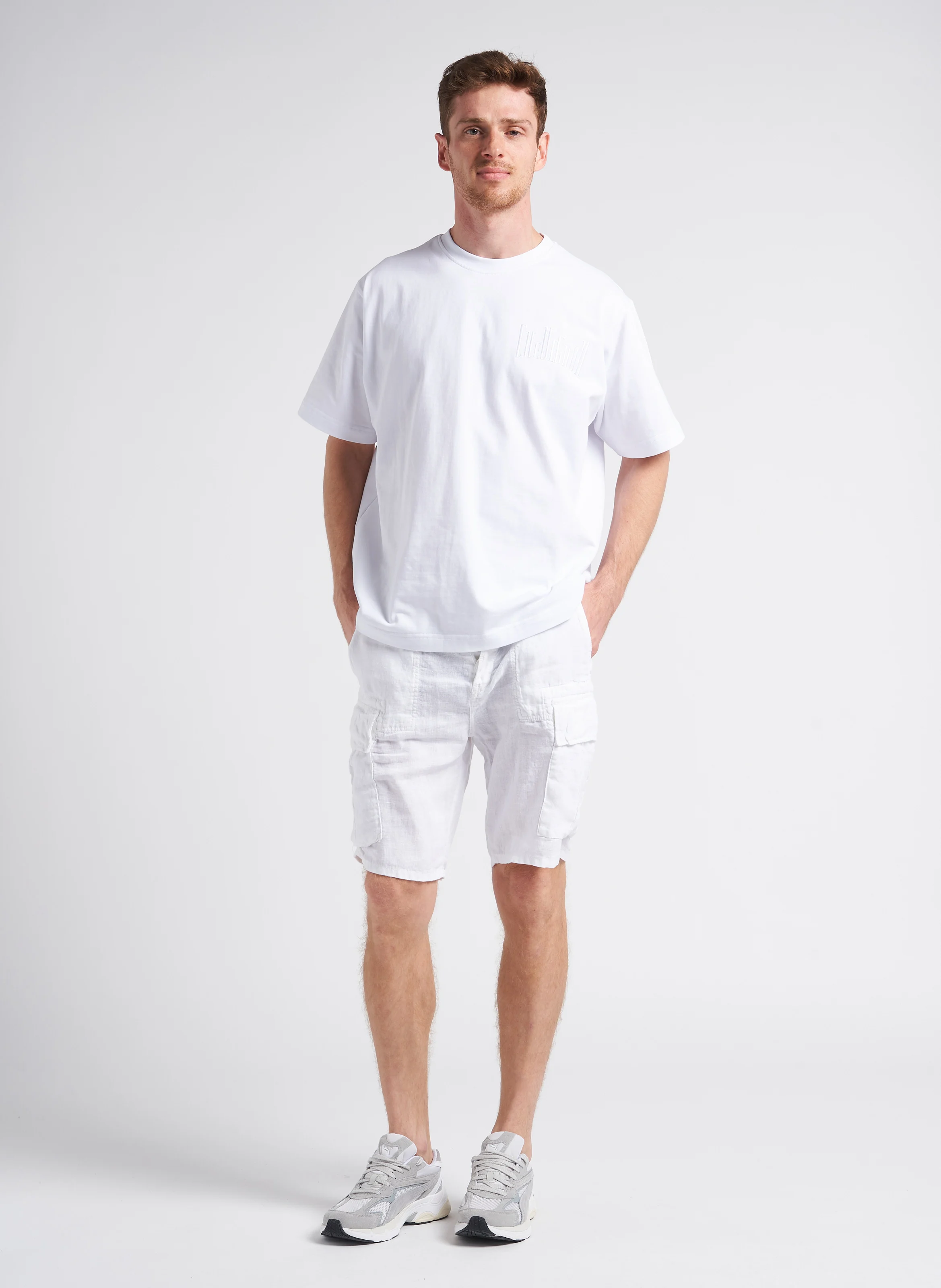 TEVERIS NITRO - Baskets basses en cuir mélangé | Gris
