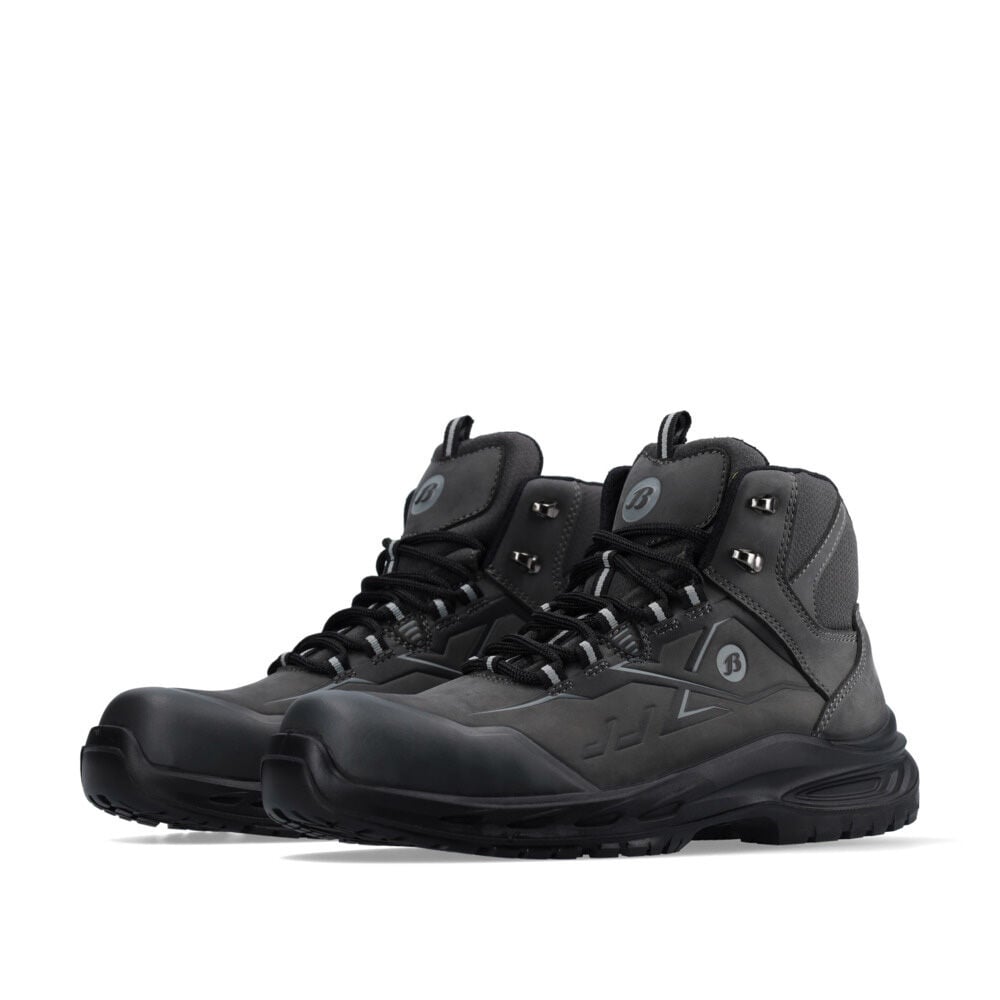 Bata Sand XW - Brede Leest - Werkschoenen - Donkergrijs - 38