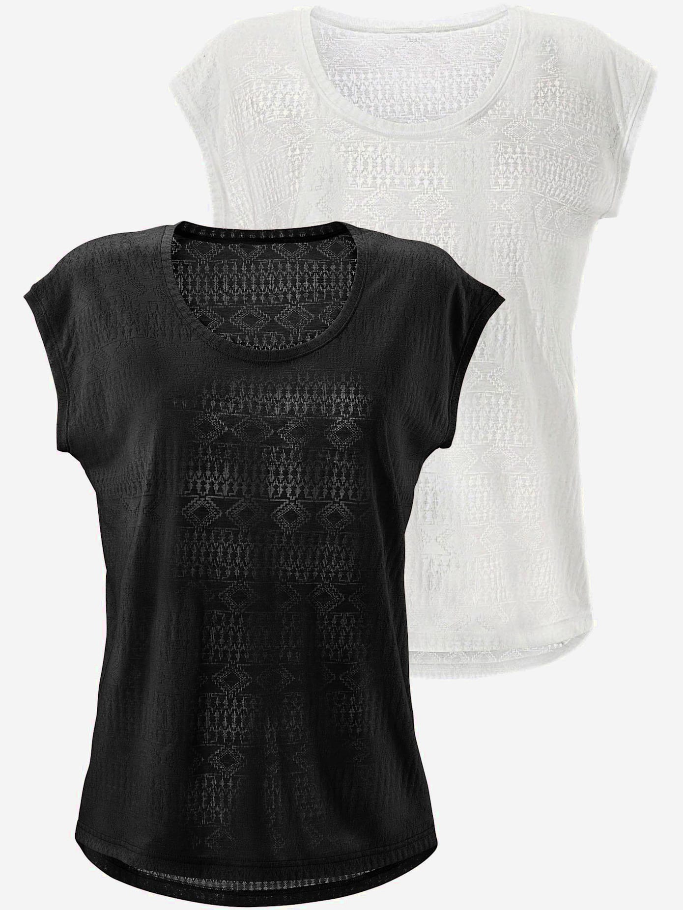 Lot de 2 t-shirts lascana