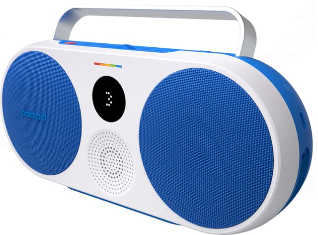 Polaroid Music P3 trådløs, transportabel højttaler (blå/hvid)